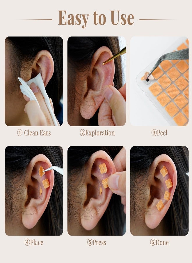 GoClimber 1080Pcs Ear Seeds Acupuncture Kit, Auricular Sticker Kit with Ears Seed, Acupressure Ear Chart, Acupuncture Pen, Tweezers - Image 3