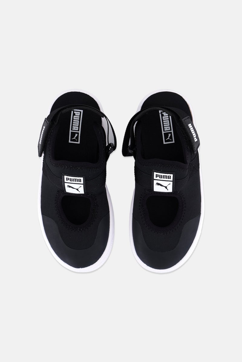 PUMA Kids Girl Light Flex Summer Ps Velcro Outdoor Sandals, Black  - Image 3