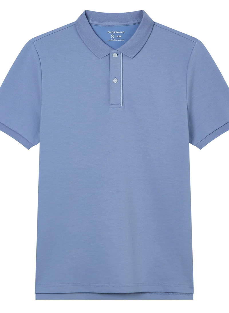 Giordano  Men Slim Cotton Nylon Pique Polo for Men | Best Price UAE