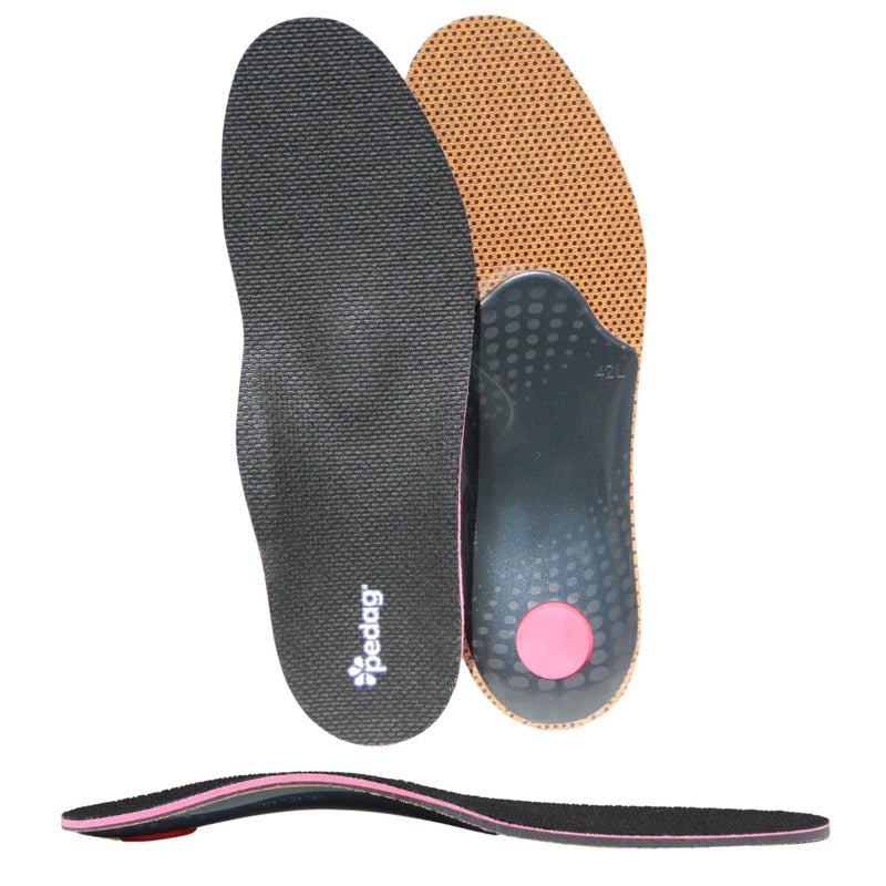 Pedag Plantar Fasciitis German Made Arch Support Orthotic Insoles Inserts for Men and Women Heat Moldable Shoe Inserts Medium and High Arch Foot Pain Relief Anti Odor Men 10 EU 43