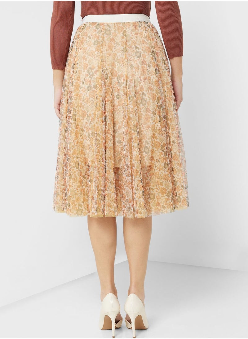 Khizana - Printed Skirt - Image 1
