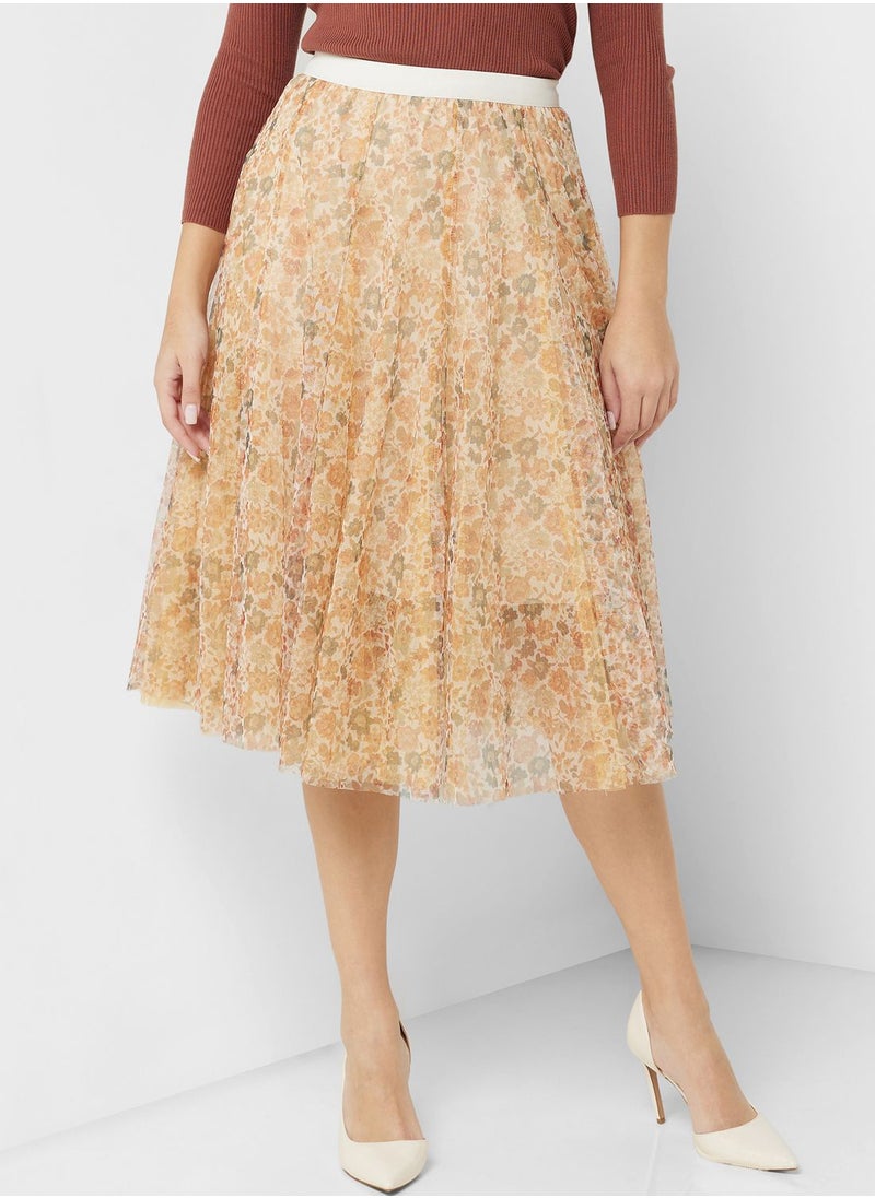 Khizana - Printed Skirt - Image 1