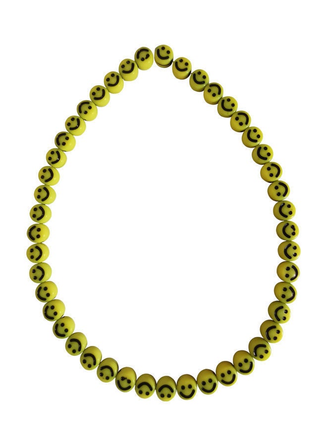 NIBEMINENT 1000-Piece Colourful Smiling Face Spacer Beads .4x.7cm - Image 1