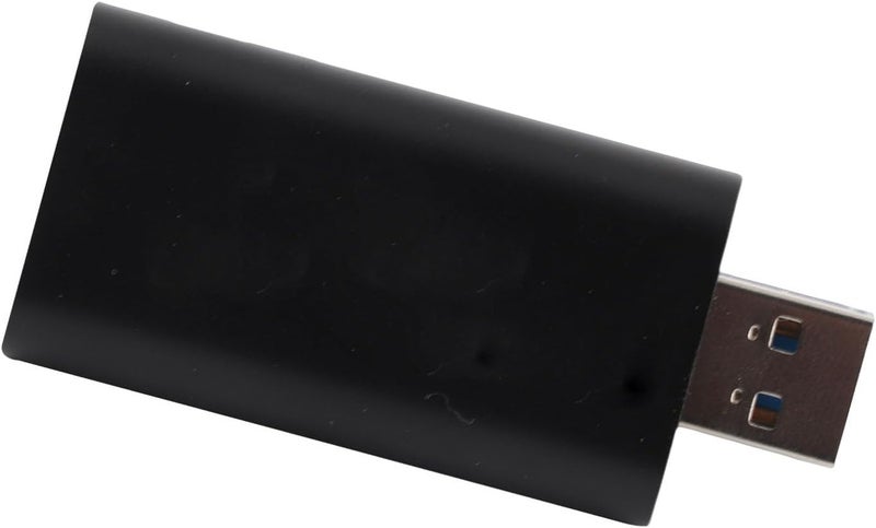 بطاقة التقاط الفيديو والصوت عالية الوضوح، جهاز تحويل HDMI إلى USB 2.0، بطاقة التقاط محمولة بإدخال 4K وإخراج 1080P مع هيكل من سبائك الألومنيوم للبث المباشر والألعاب والتعليم (أسود) - Image 2