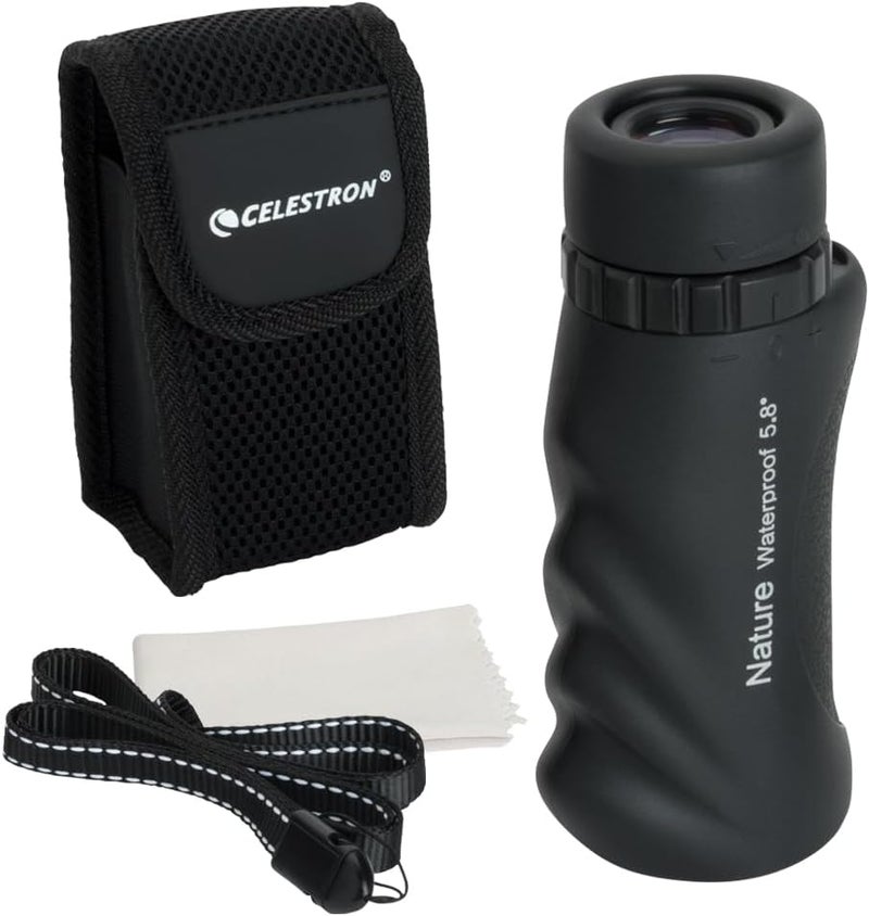 Celestron منظار طبيعة 10x25 - مثالي للمشي ومشاهدة الحياة البرية - عدسات متعددة الطلاء - عدسة هدف 25 مم - منشور BaK-4 - كؤوس عين قابلة للدوران - مقاوم للماء والضباب - Image 1