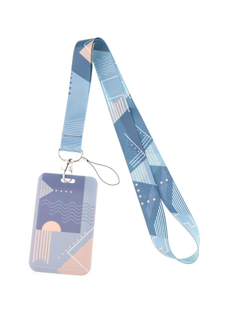 Cute Lanyard id Holder Durable Retractable Lanyards for ID Badges,Waterproof ID Badge Holder for Cruise Ships Key Cards - Image 1