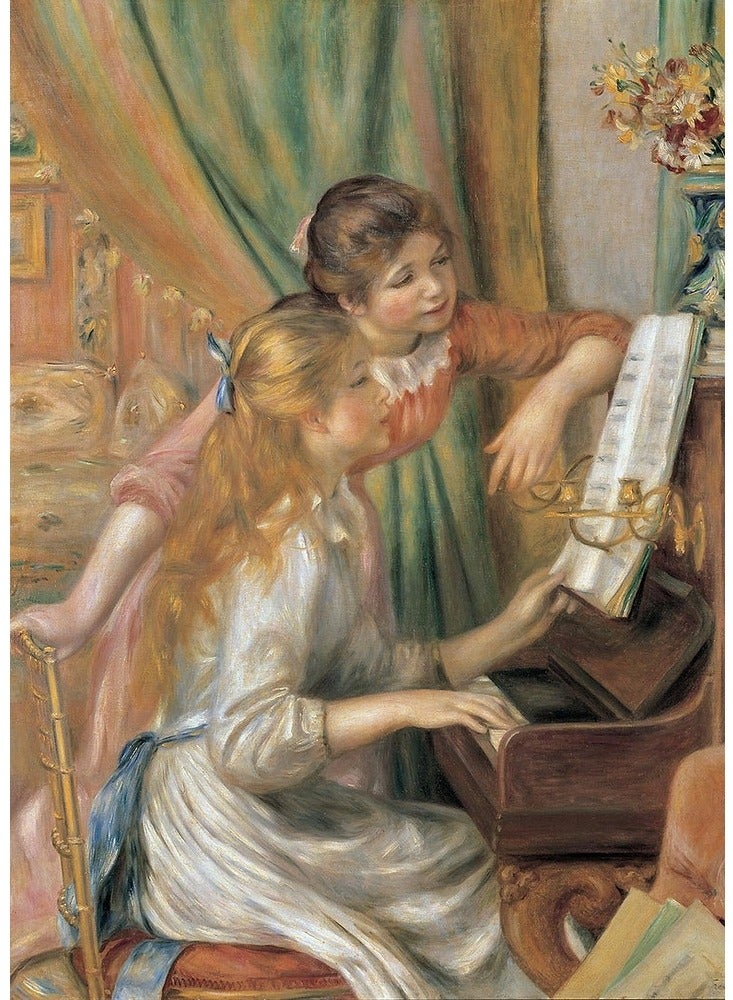 توماكس بازل صغيرة لفتاتان صغيرتان تلعبان على البيانو 1000 قطعة - M100-040 - Image 2