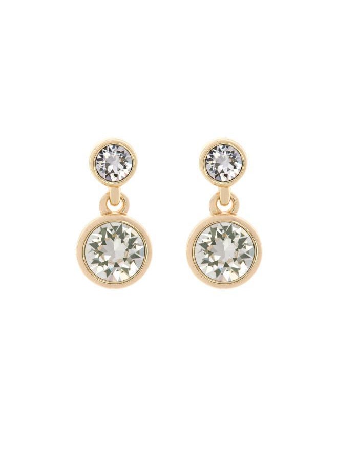 Karen Millen - Crystal Dot Drop Earring - Image 1