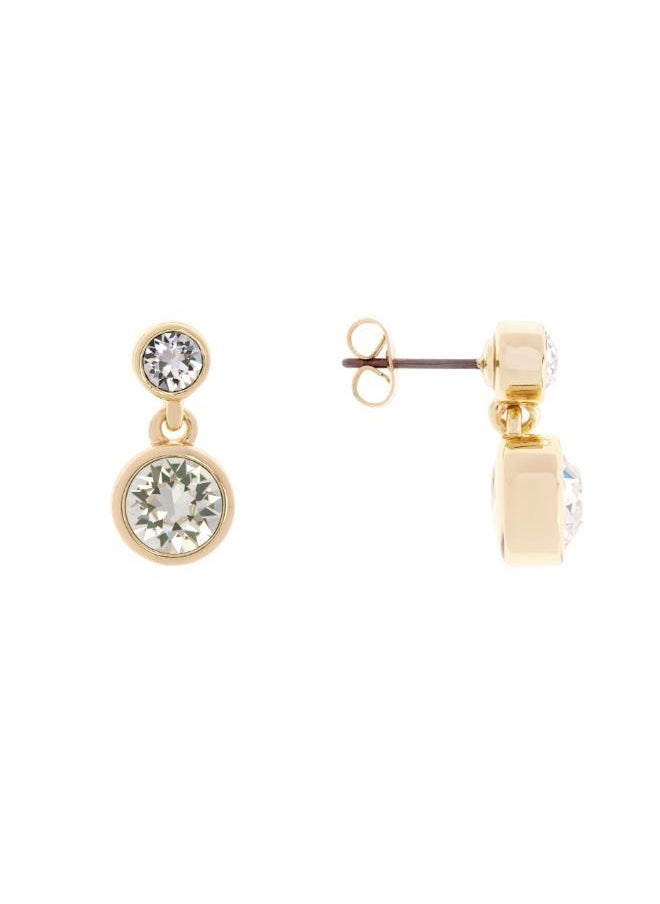 Karen Millen - Crystal Dot Drop Earring - Image 1