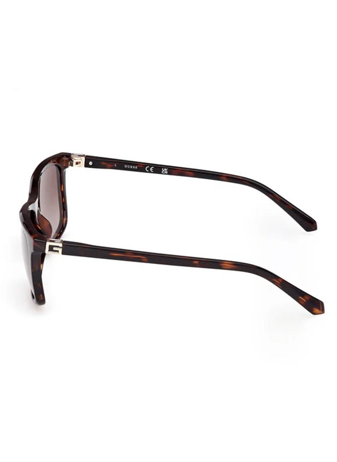 GUESS - GUESS Plastic Rectangular Full Rim Men UV Protection Sunglass - Image 1