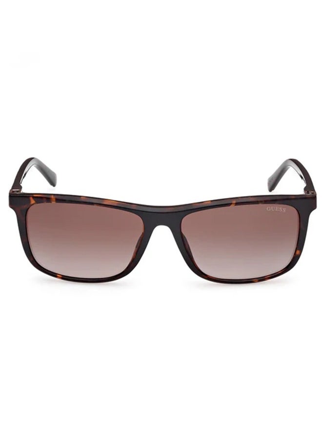 GUESS - GUESS Plastic Rectangular Full Rim Men UV Protection Sunglass - Image 1