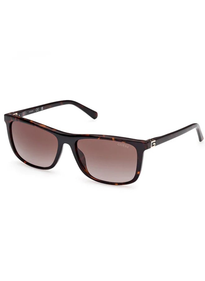 GUESS - GUESS Plastic Rectangular Full Rim Men UV Protection Sunglass - Image 1