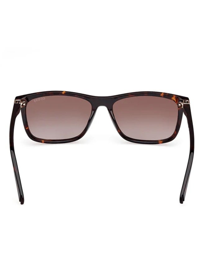GUESS - GUESS Plastic Rectangular Full Rim Men UV Protection Sunglass - Image 1