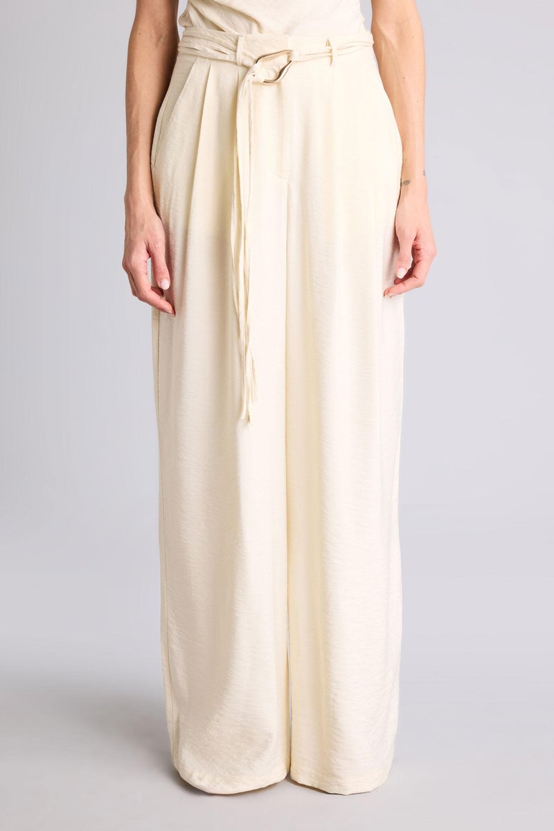 DeFacto Yellow Woman Wide Leg With Pockets Trousers Casual - Image 5