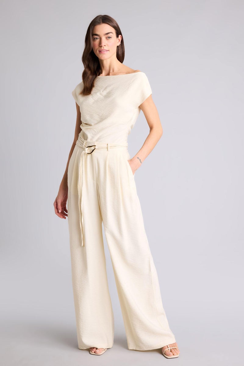 DeFacto Yellow Woman Wide Leg With Pockets Trousers Casual - Image 3
