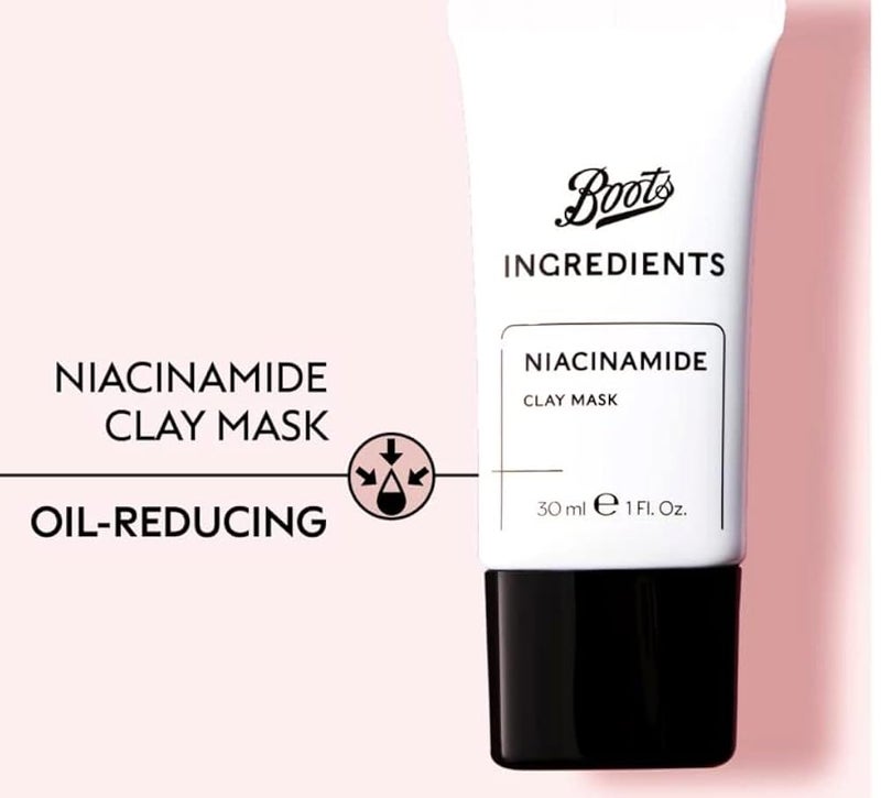 Boots Ingredients Niacinamide Clay Mask (30ml) - Image 2
