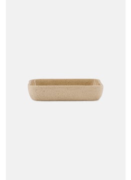 Muy Mucho Stoneware Soap Holder 13,5 x 9,5 x 2,8 cm, Tan  - Image 1