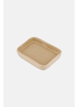 Muy Mucho Stoneware Soap Holder 13,5 x 9,5 x 2,8 cm, Tan  - Image 3