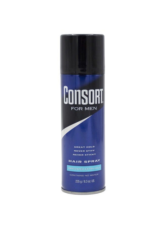 Consort Extra Hold Hair Spray, Unscented, 8.3 Oz - Image 1