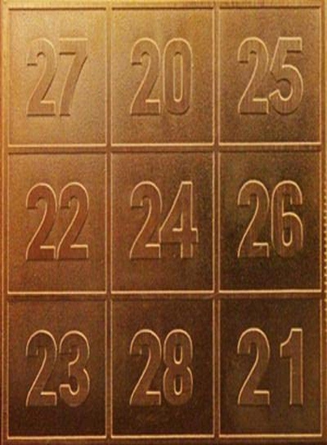 Superstore18 Pure Copper Metal Kubera Yantra for Wealth and Prosperity with Numerical 72, Card of Abundance for Wallet, Lucky Yantra Pooja Item, 72g (4cm x 4cm (HDSC5184 - Image 1