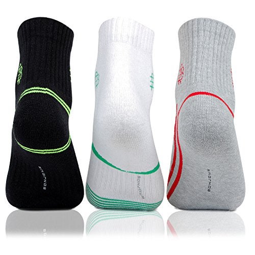 Bonjour Men's Multicolour Cotton Sports Ankle Length Socks (Pack Of 3) Bro7005Ank-Po3_Multicolor - Image 4