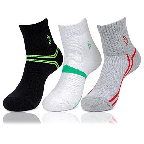 Bonjour Men's Multicolour Cotton Sports Ankle Length Socks (Pack Of 3) Bro7005Ank-Po3_Multicolor - Image 3
