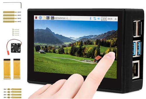 Waveshare 43inch DSI LCD Display with Case for Raspberry Pi 4B 800x480 Capacitive Touchscreen MIPI DSI Interface IPS Wide Angle Supports RaspbianUbuntuKali WIN10 IoTRetropie Driver Free - Image 1