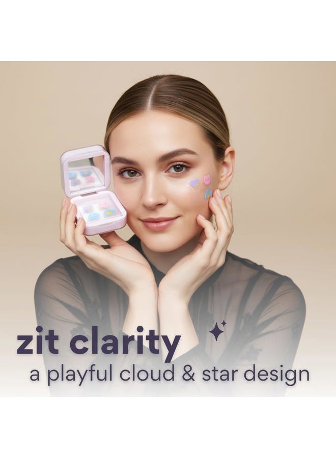 dearcloud Hydrocolloid Blemish Patches, Pimple Patches for Face, Acne Spot Treatment With Niacinamide & Salicylic Acid - Zit Clarity (24 Count + Compact Case) - Image 4