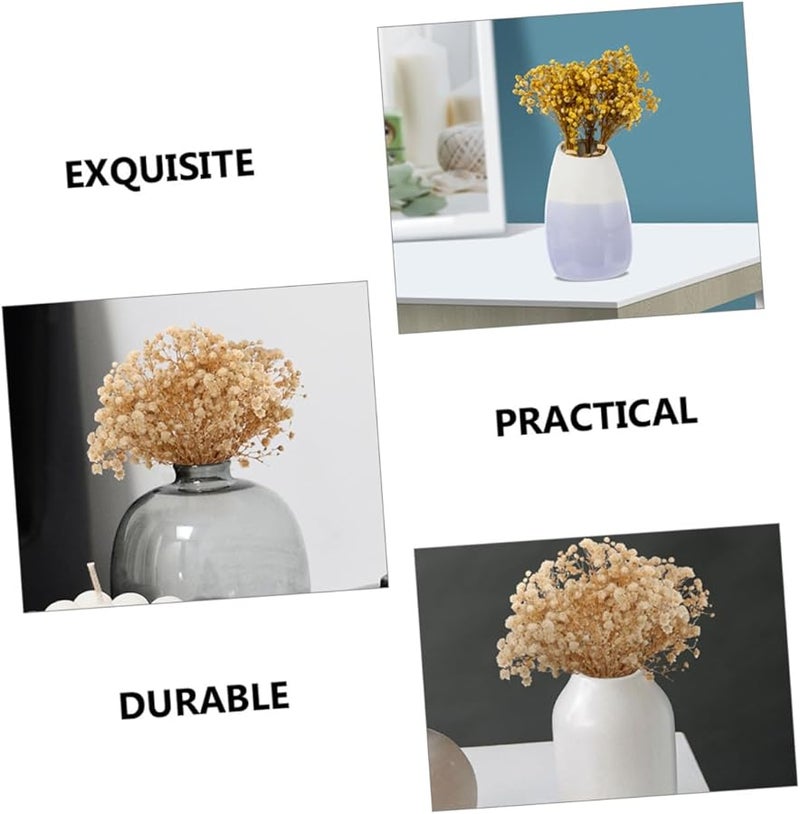 Natural Preserved Gypsophila Dried Flowers Bouquet 6Pcs Wedding Home Decor Box Set - Image 5