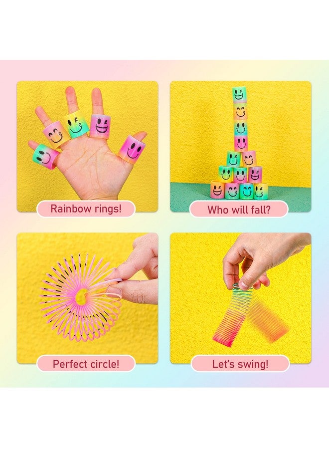 AZEN 32 Pcs Mini Spring Party Favors For Kids 3-5 4-8, Goodie Bags Stuffers For Birthday Party, Classroom Prizes Kids Prizes, Small Bulk Toys Gifts (4 Smile) - Image 2