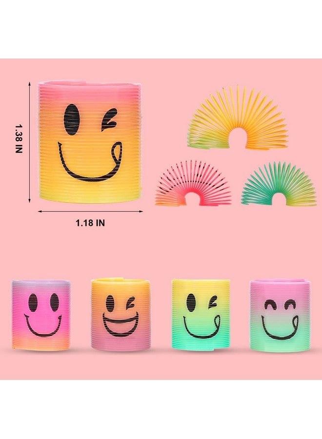 AZEN 32 Pcs Mini Spring Party Favors For Kids 3-5 4-8, Goodie Bags Stuffers For Birthday Party, Classroom Prizes Kids Prizes, Small Bulk Toys Gifts (4 Smile) - Image 4