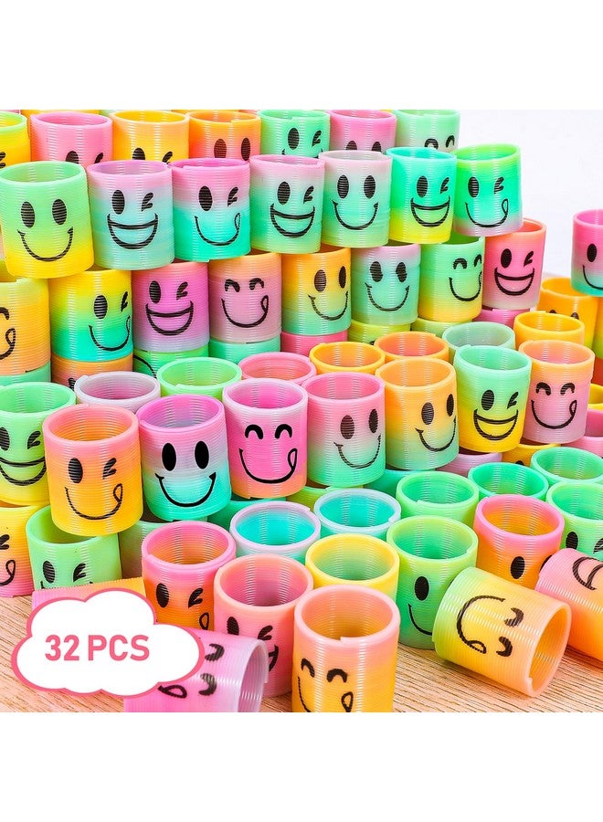 AZEN 32 Pcs Mini Spring Party Favors For Kids 3-5 4-8, Goodie Bags Stuffers For Birthday Party, Classroom Prizes Kids Prizes, Small Bulk Toys Gifts (4 Smile) - Image 3