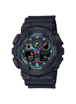 ساعة يد من راتينج عقارب و رقمي GA-100MF-1ADR