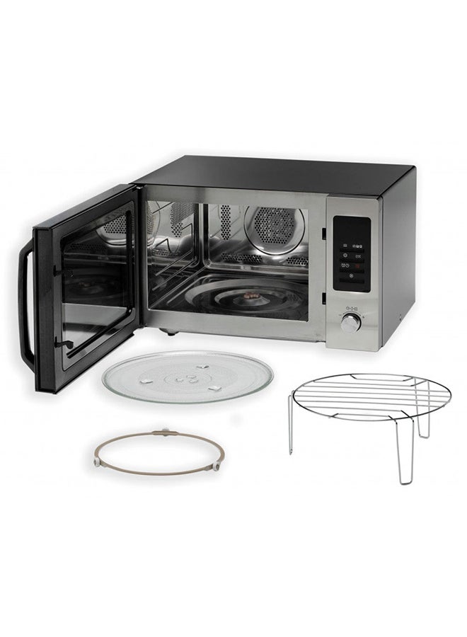 KENWOOD Microwave Oven With Grill, Convection, Digital Display, 5 Power Levels, Defrost Function, Stainless Steel, Auto Menu, 95 Minutes Timer, Clock Function 30 L 900 W MWM31.000BK silver - Image 3