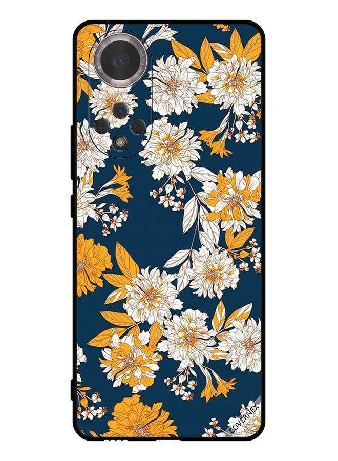 Covernex Protective Case Cover For Honor 50 Flowers & Leaves Pattern - Image 1