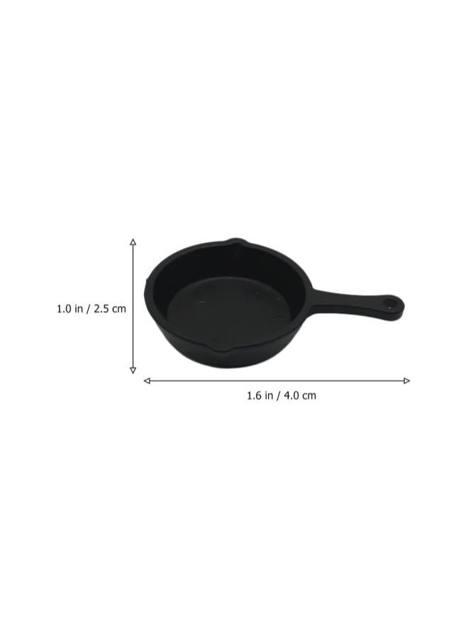 10pcs Miniature Cooking Pan Frying Pans Pot for DIY Dollhouse Kitchen  Birthday Pretend Game Toys Accessories - Image 2