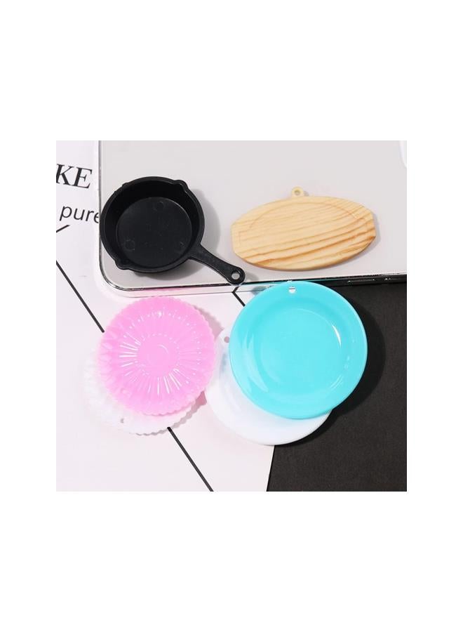 10pcs Miniature Cooking Pan Frying Pans Pot for DIY Dollhouse Kitchen  Birthday Pretend Game Toys Accessories - Image 5