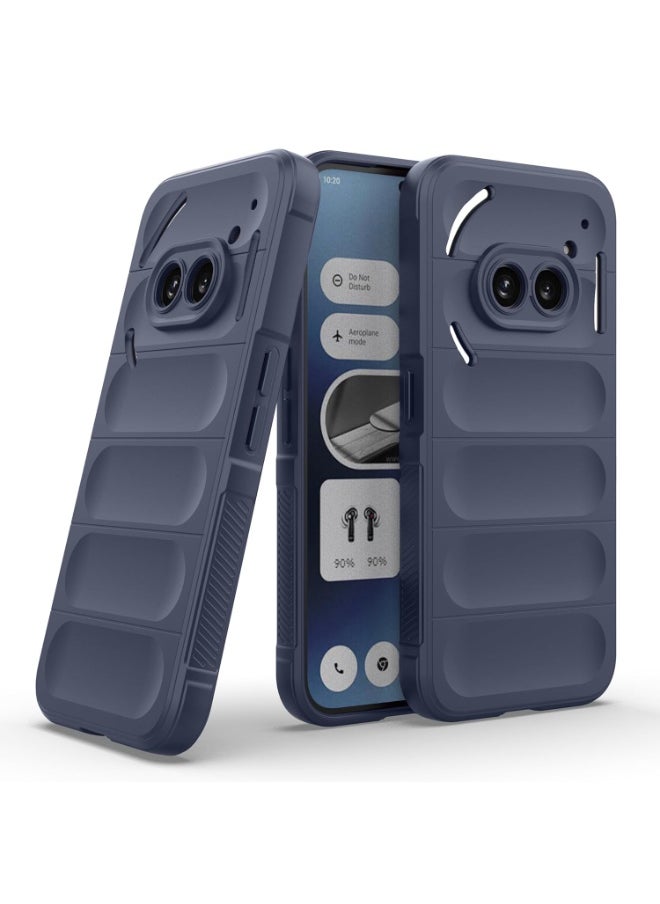 Generic Premium Protection Back Silicone Case Compatible with Nothing Phone 2A Magic Shield Shockproof Case with Camera Protection (Blue)  - Image 1