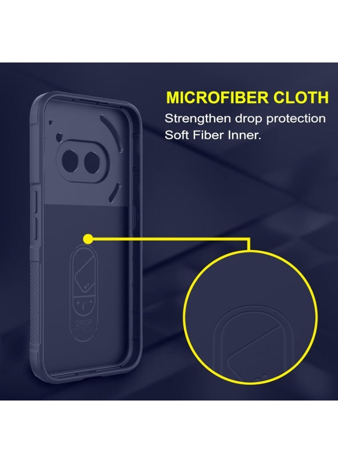 Generic Premium Protection Back Silicone Case Compatible with Nothing Phone 2A Magic Shield Shockproof Case with Camera Protection (Blue)  - Image 5