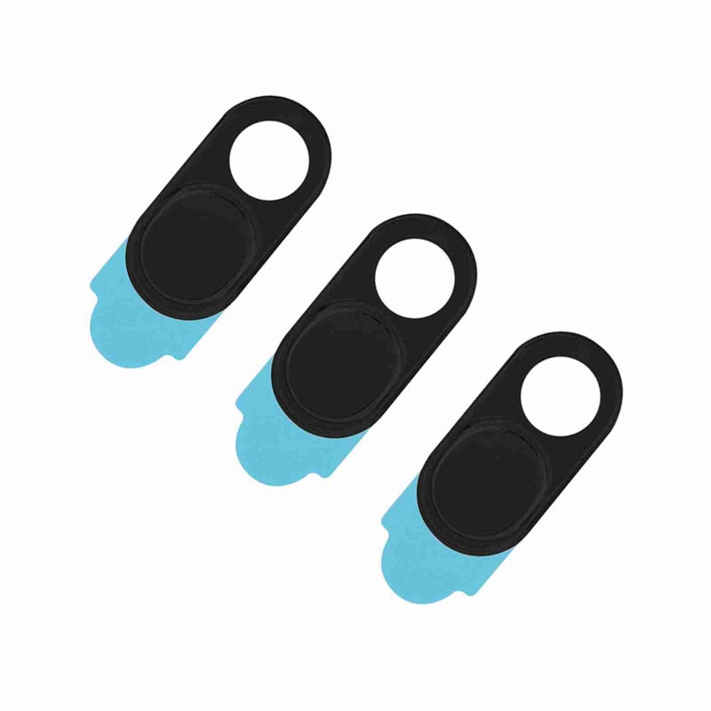 3pcs Metal Lens Cap Camera Privacy Protect Sticker Webcam Cover For Smartphone Tablets(Silver) - Image 2