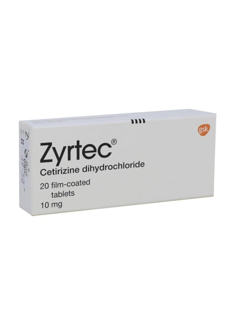 Zyrtec 10 Mg Tablets 20'S