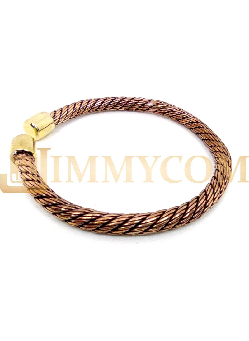 JC jimmycom Copper Cuff Bracelet,Twisted Copper,Bracelets For Men,Bracelets For Women,Bracelets,Jewelry for Men, Jewelry for Women,Bangles For Women,Bangles For Men,Bangles  - Image 2