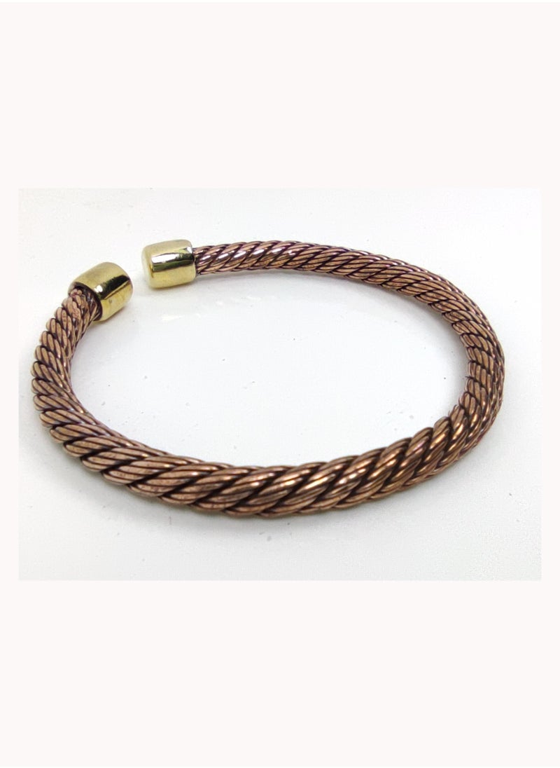 JC jimmycom Copper Cuff Bracelet,Twisted Copper,Bracelets For Men,Bracelets For Women,Bracelets,Jewelry for Men, Jewelry for Women,Bangles For Women,Bangles For Men,Bangles  - Image 4