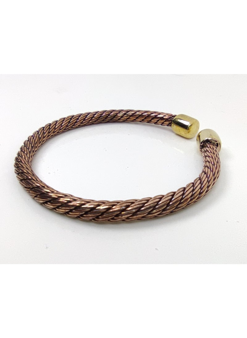 JC jimmycom Copper Cuff Bracelet,Twisted Copper,Bracelets For Men,Bracelets For Women,Bracelets,Jewelry for Men, Jewelry for Women,Bangles For Women,Bangles For Men,Bangles  - Image 3