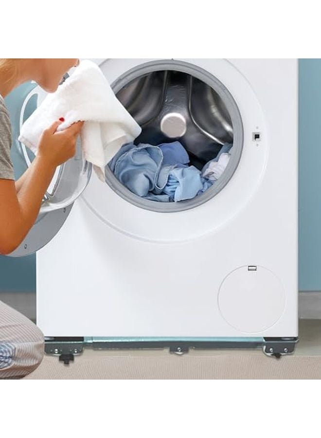 Silver Gray Appliance Roller Movers Heavy Adjustable Sliders Stable Base Furniture Transport Mobility System - Image 4