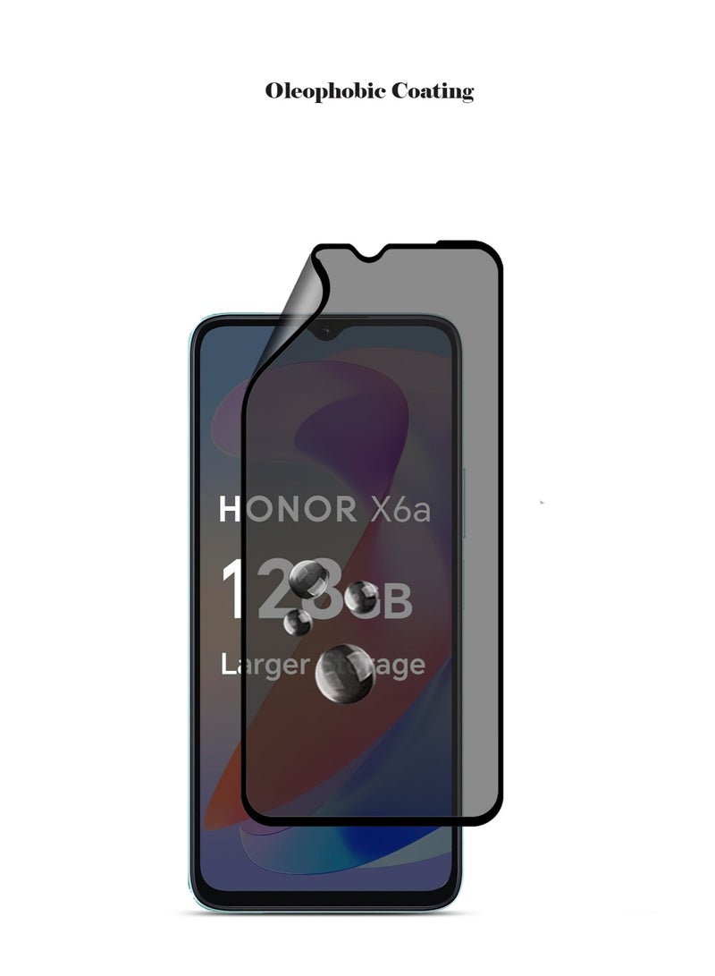 Techie واقي شاشة كامل مقاوم للانفجار مصنوع من السيراميك غير اللامع للخصوصية لهاتف Honor X6a - Image 4