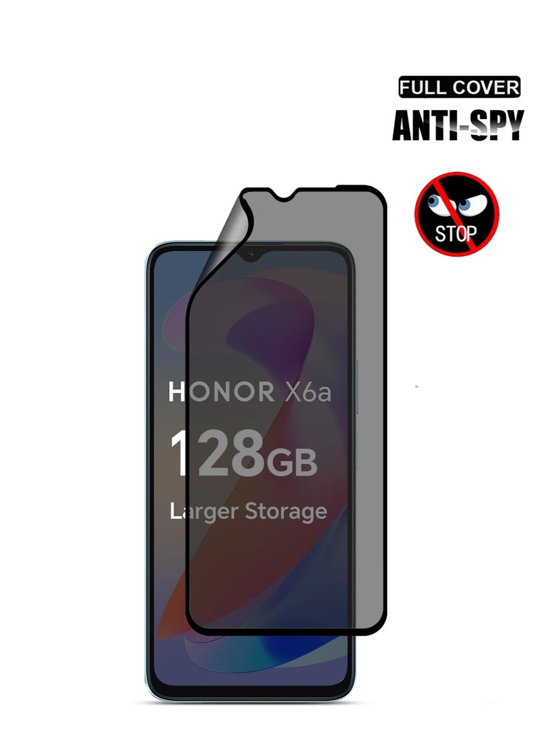 Techie واقي شاشة كامل مقاوم للانفجار مصنوع من السيراميك غير اللامع للخصوصية لهاتف Honor X6a - Image 2