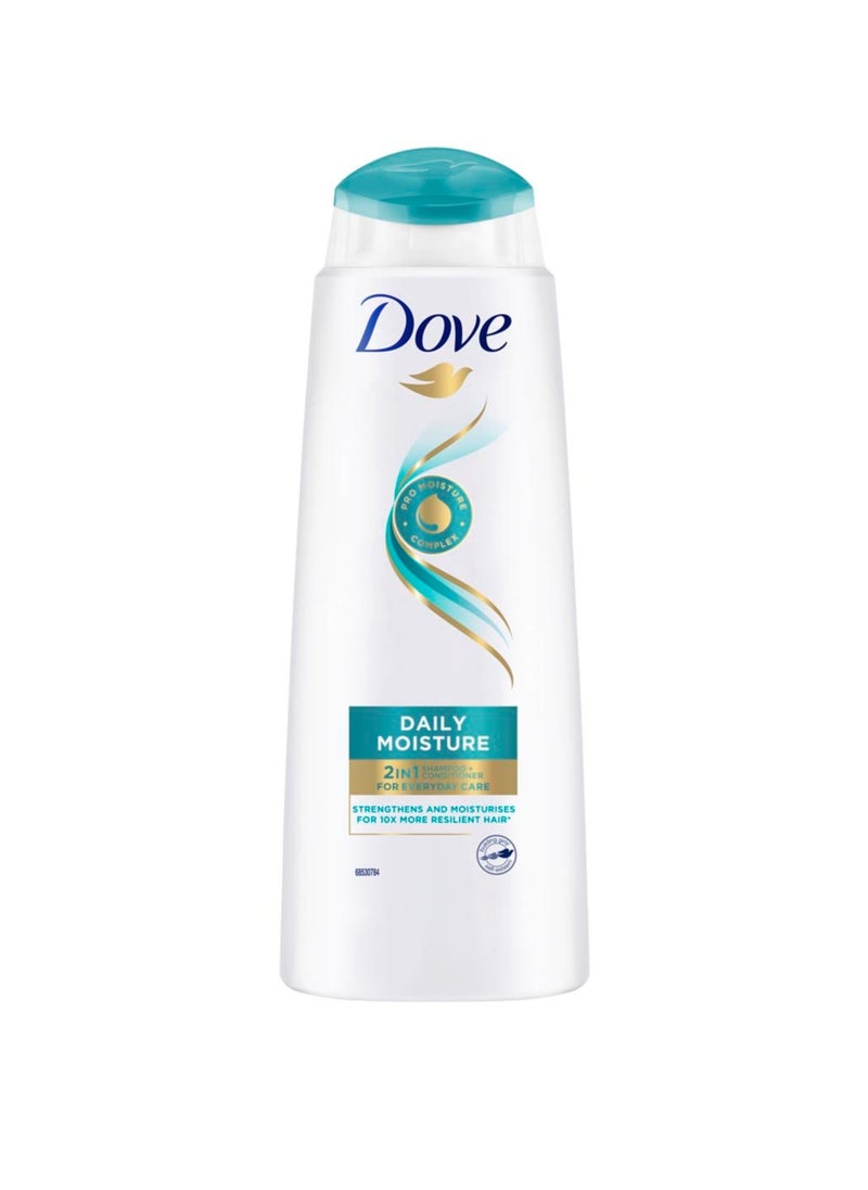 Dove Daily Moisture 2 In 1 Shampoo & Conditioner 400 ml 