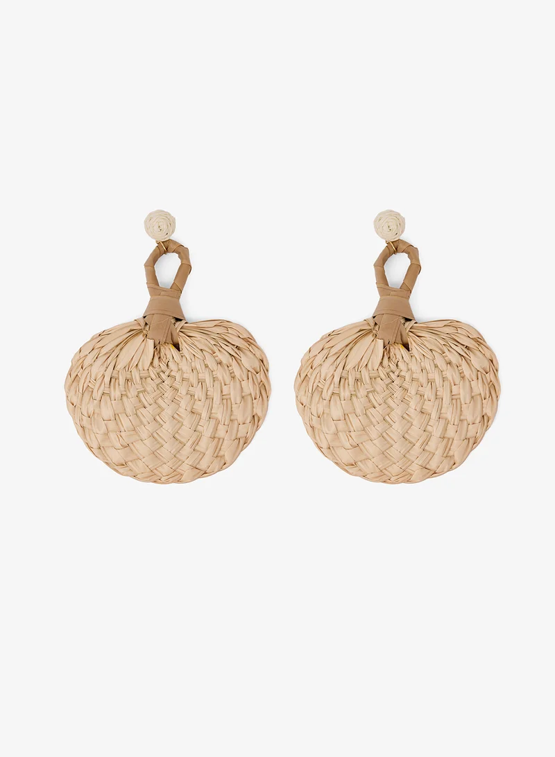 جينجر عقد صدفي بارز بنسيج الرافي