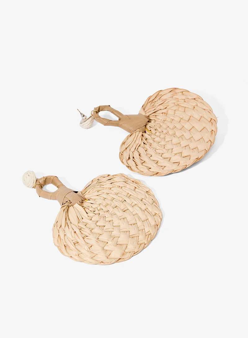 جينجر عقد صدفي بارز بنسيج الرافي